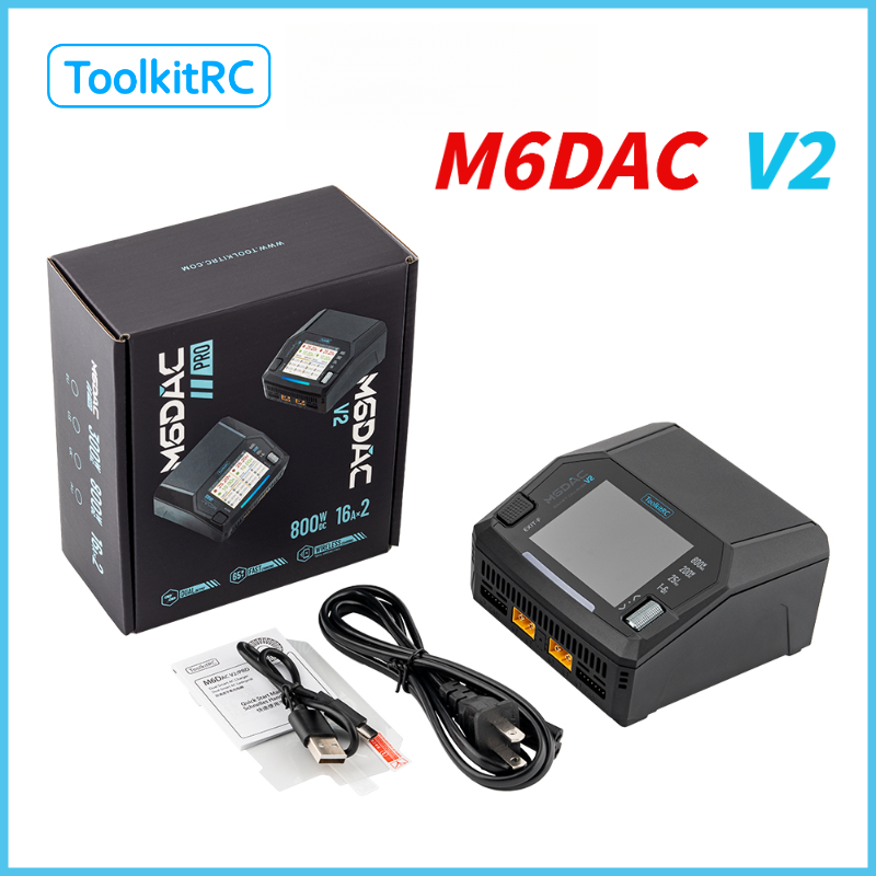 Drone Racing Charger - ToolkitRC M6DAC V2 Ładowarka do akumulatorów