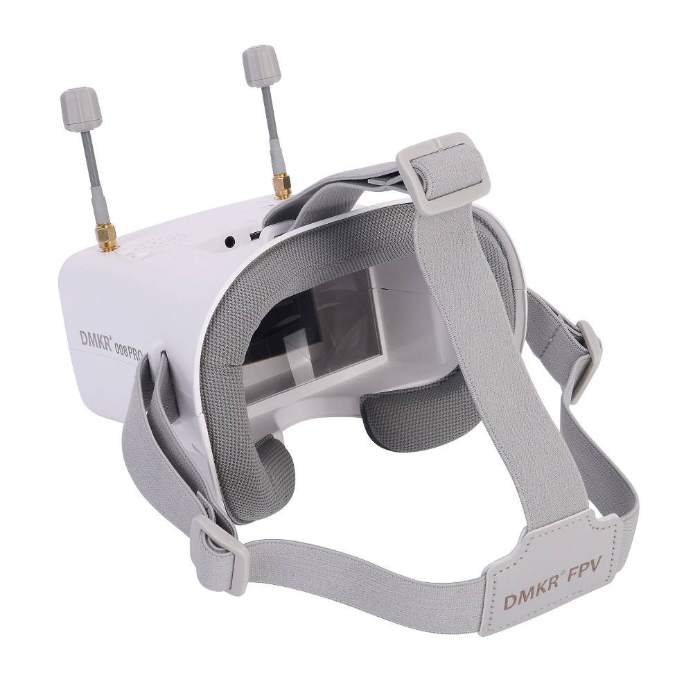 Drone Racing Goggles - Okulary FPV 008D PRO Białe z