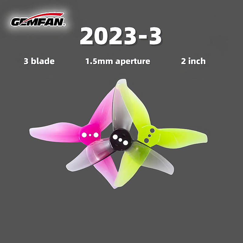 Drone Racing Gate - Gemfan 2023 trójłopatkowa śruba napędowa 2-calowa,