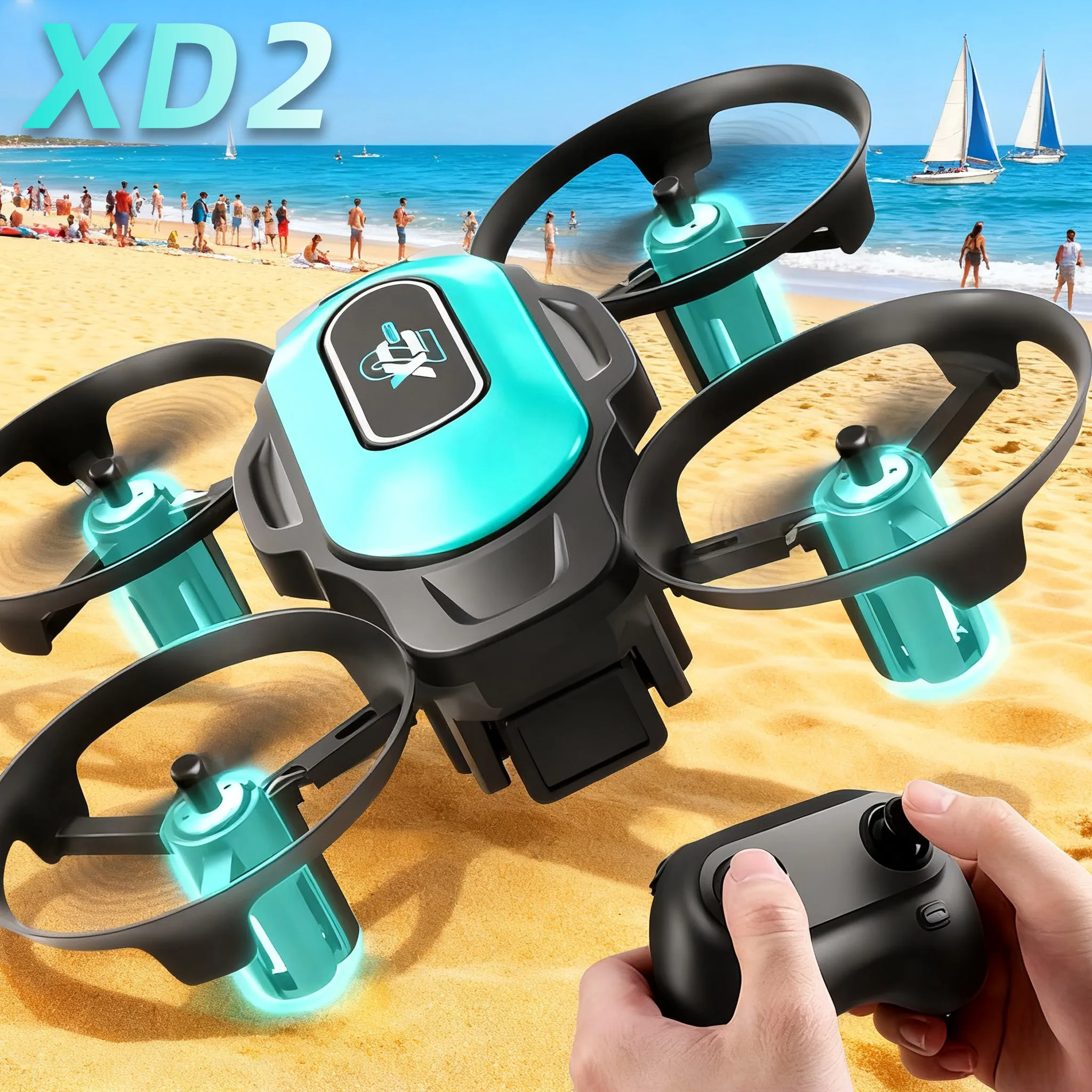 Drone Racing Camera - Mini dron XD2, 360 ° Akrobacje,