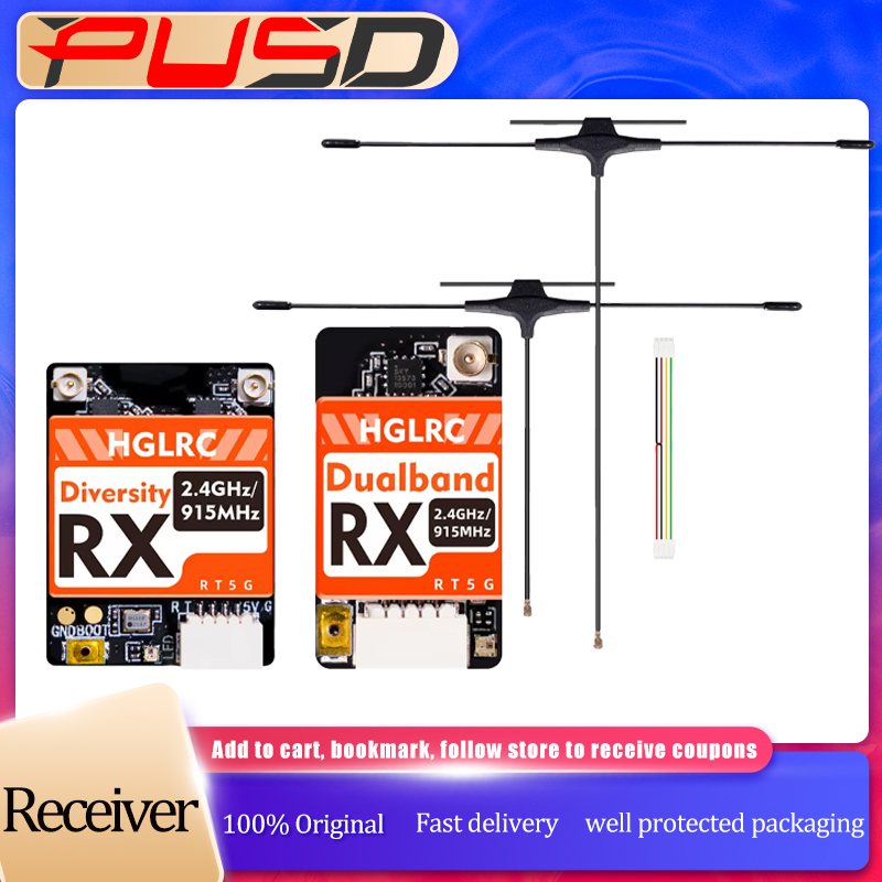 Drone Racing Receiver - Odbiornik HGLRC Dual-band True Diversity ELRS