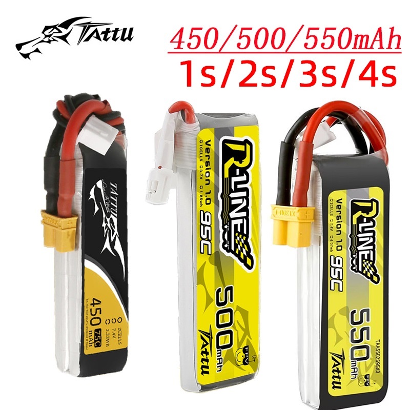 Drone Racing Battery - 3 sztuk nowy TATTU 450/500/550mAh 75/95C