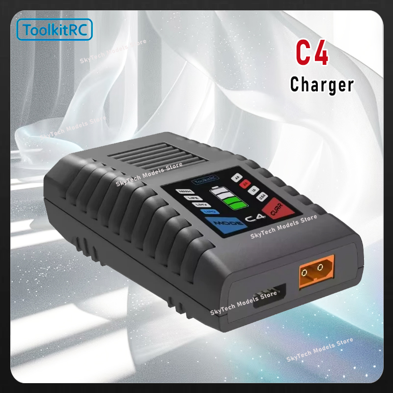 Drone Racing Charger - ToolkitRC C4 50W Prosta Ładowarka Balansująca