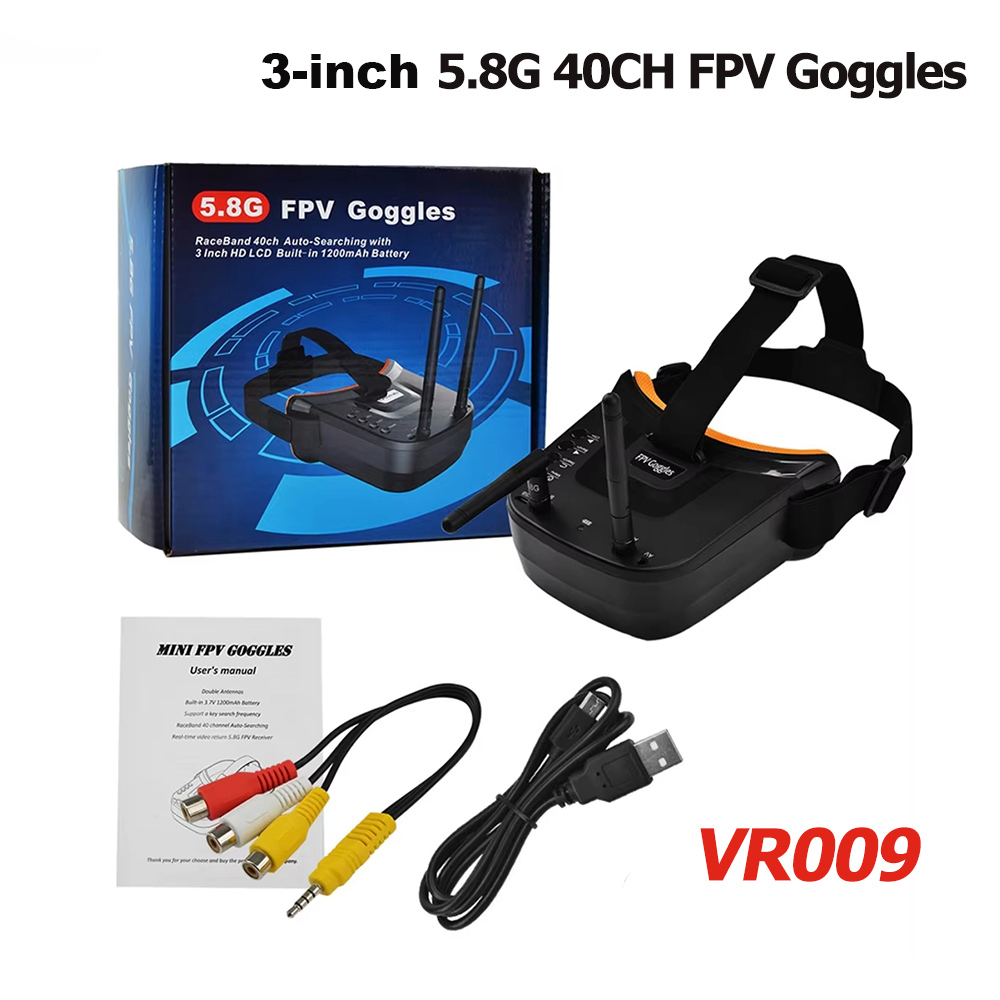 Drone Racing Goggles - Okulary wideo VR009 FPV z 3-calowym