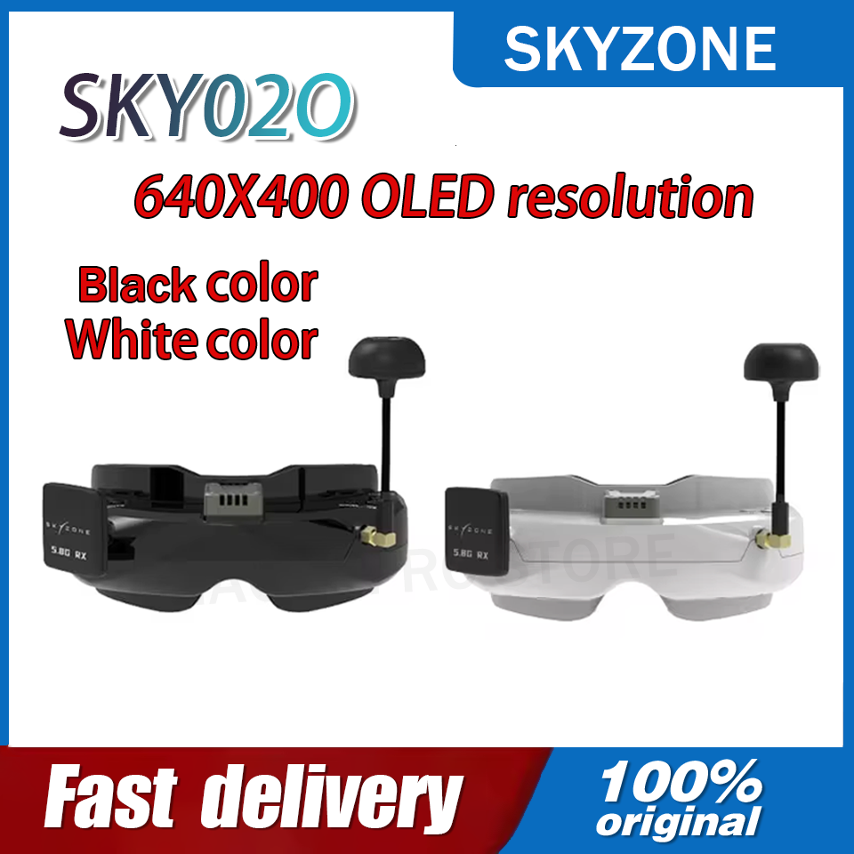 Okulary FPV SKYZONE SKY02O OLE – Drone Racing Battery recenzja i cena