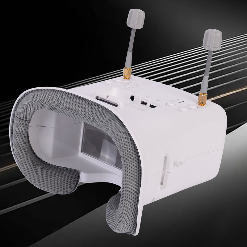 Okulary FPV 008D PRO Białe z D – Drone Racing Goggles recenzja i cena