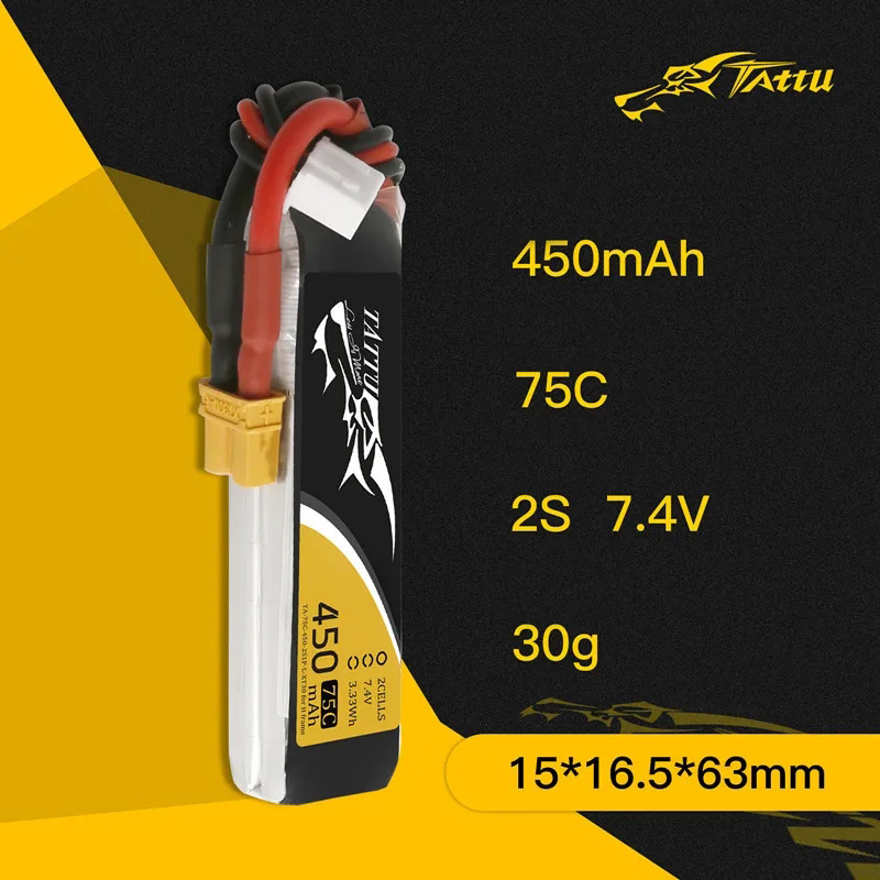 3 sztuk nowy TATTU 450/500/550 – Drone Racing Battery recenzja i cena