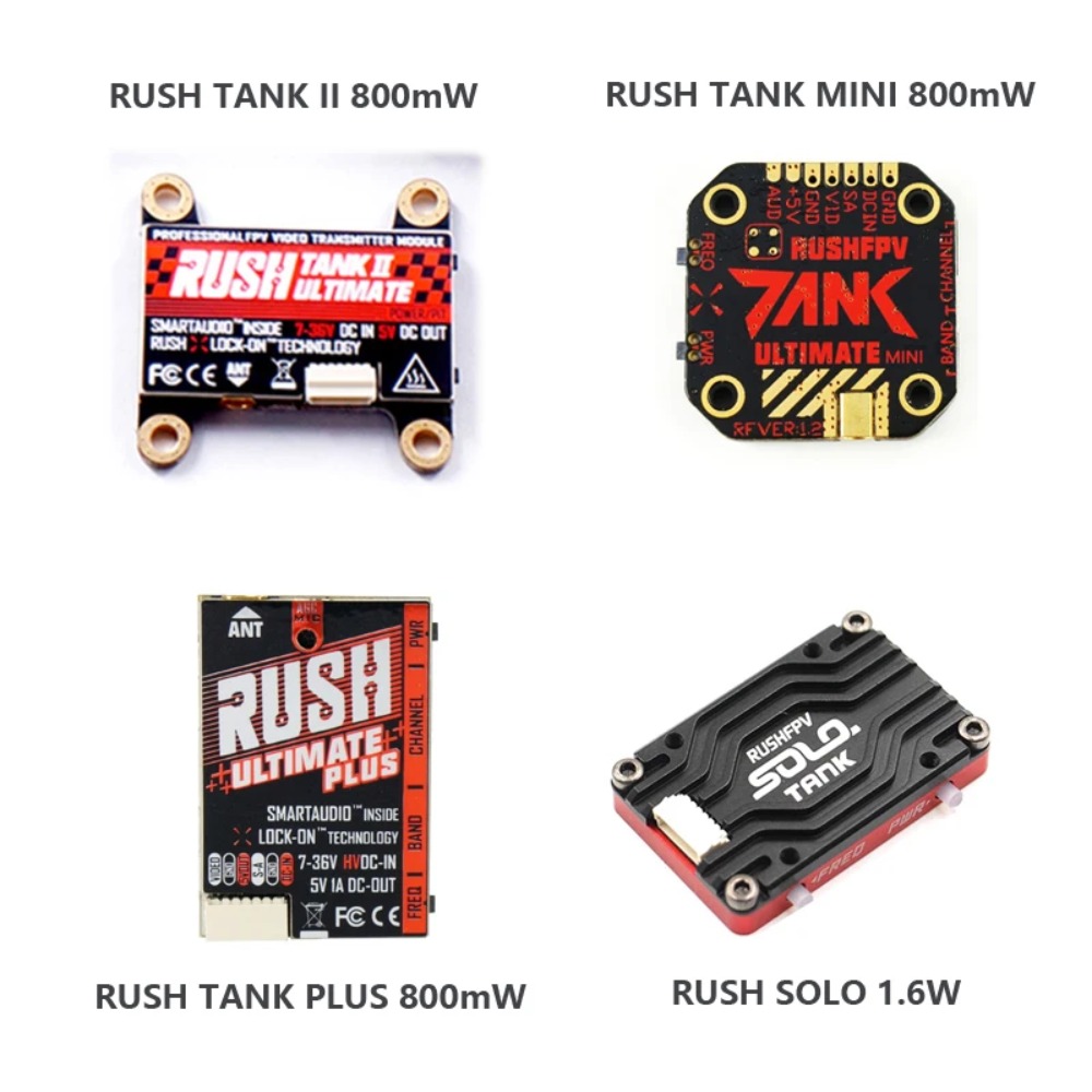 RUSH TANK Ultimate II/Mini/PLU – Drone Racing Transmitter recenzja i cena