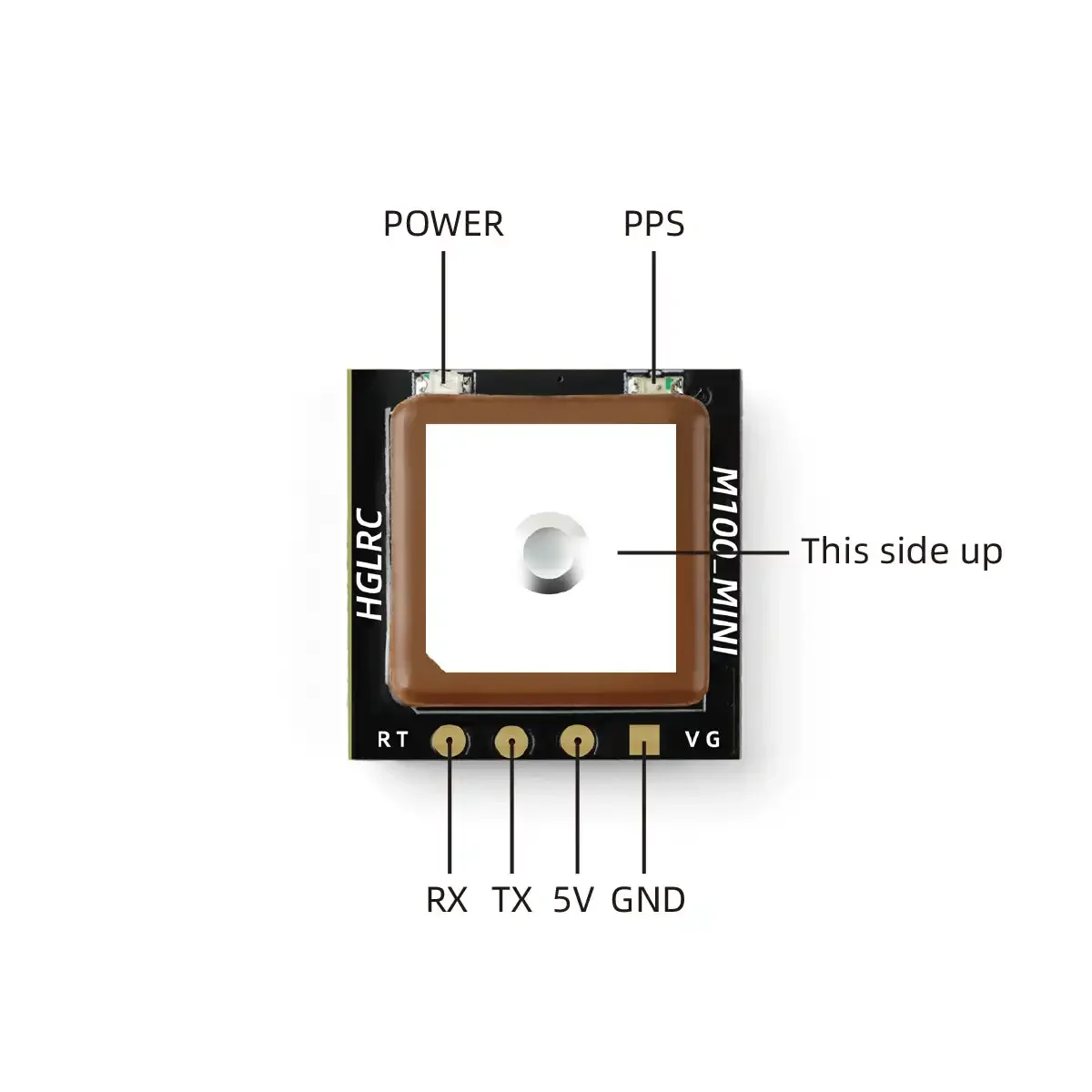 Moduł GPS HGLRC M100 Mini, chi – Drone Racing Antenna recenzja i cena