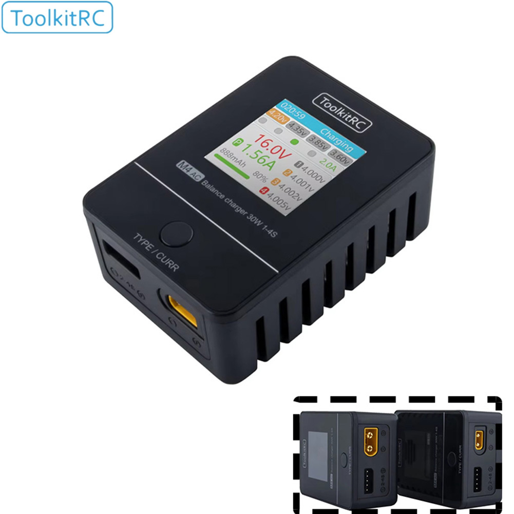 ToolkitRC M4AC 30W Kompaktowa  – Drone Racing Charger recenzja i cena
