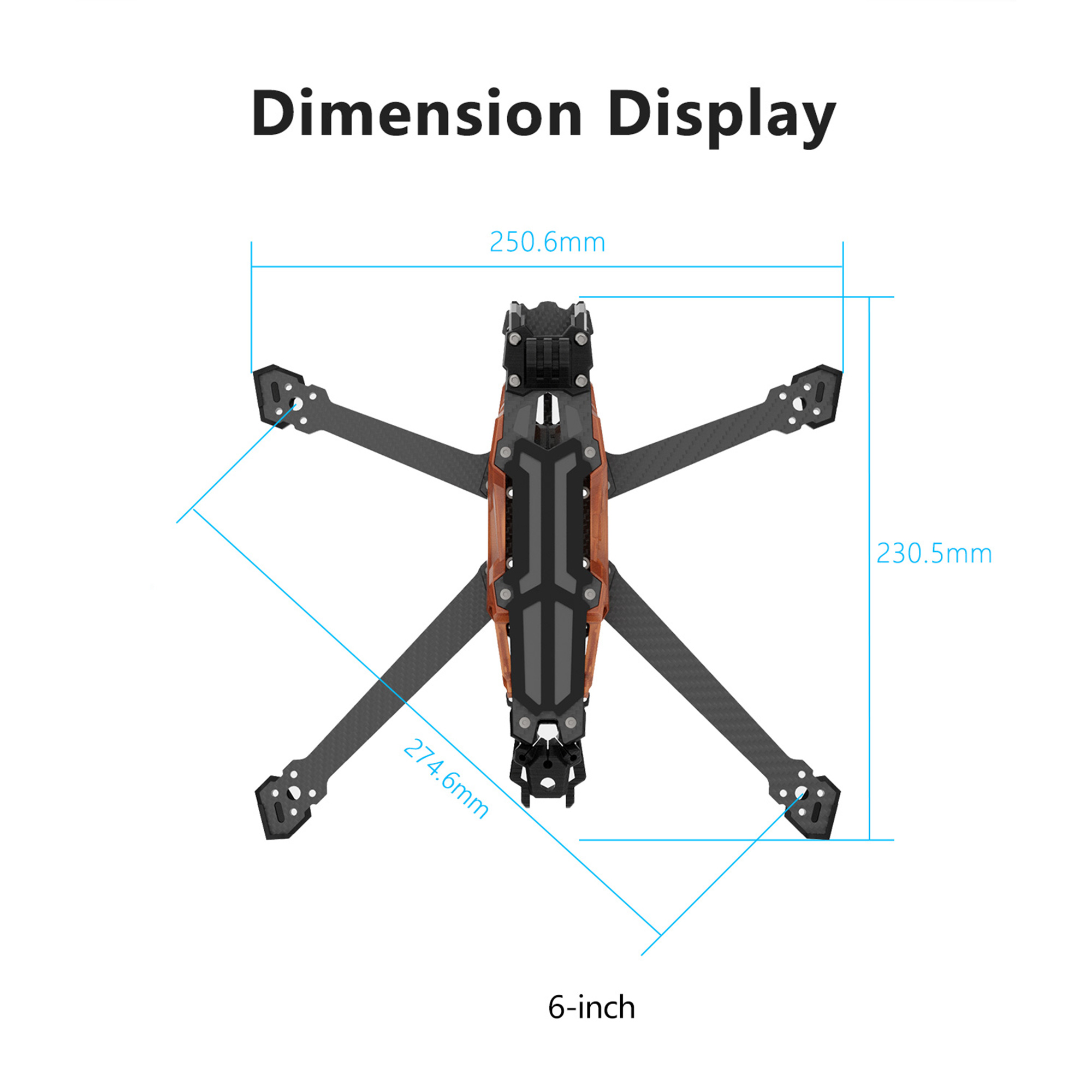 GEPRC GEP-Vapor-D5 D6 O4 Pro R – Drone Racing Frame recenzja i cena