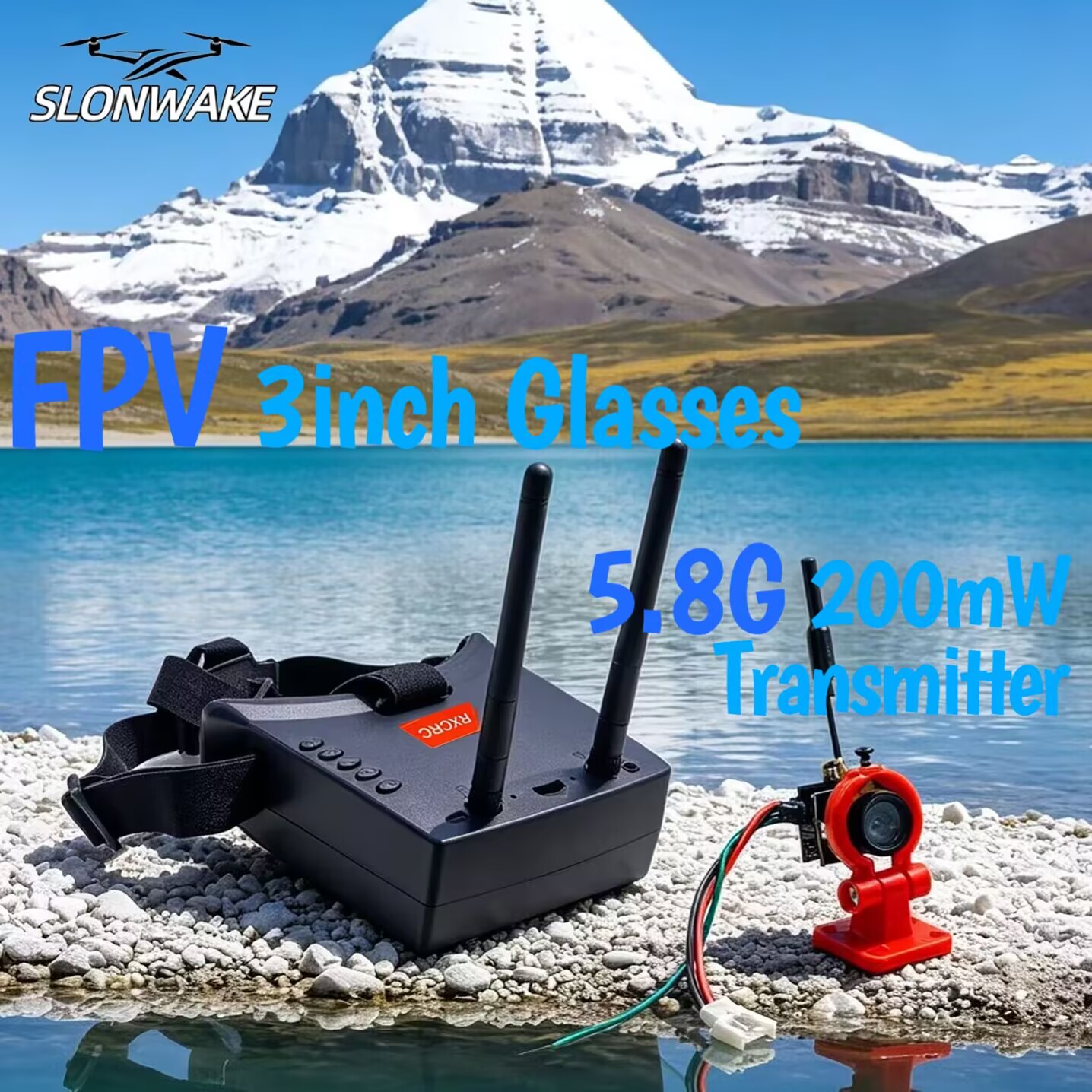 SLONWAKE 5.8G Analogowy Transm – Drone Racing Camera recenzja i cena